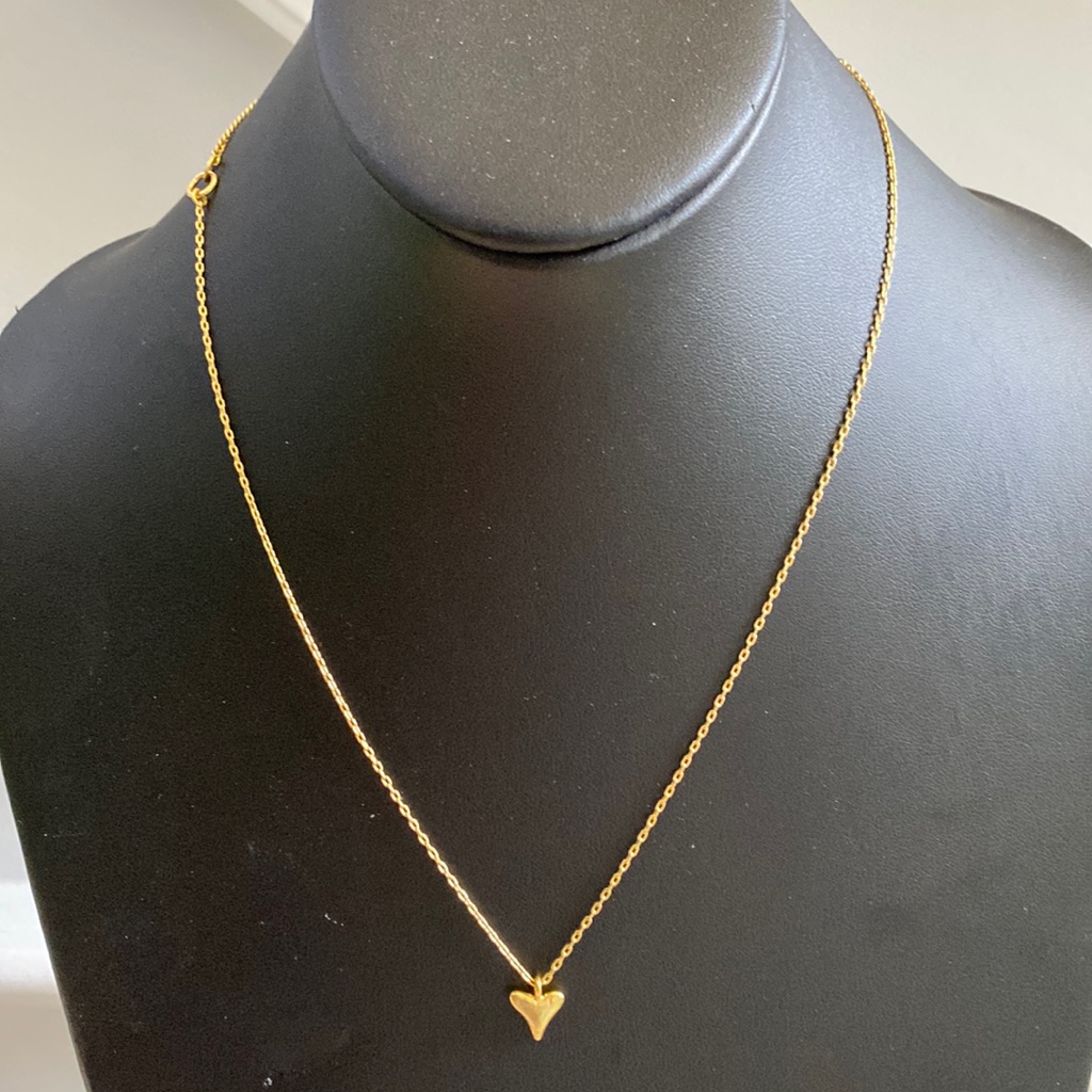 (67)Madewell New Heart Necklace